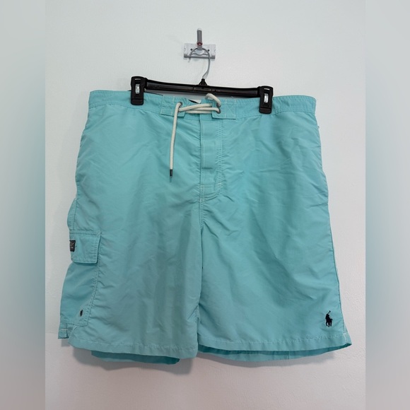 Polo Ralph Lauren Men's 8.5 Inch Kailua Classic Fit Swim Trunks Sz XXL In Blue - Picture 2 of 5